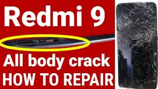 Redmi 9 display frame change and network cable repair.