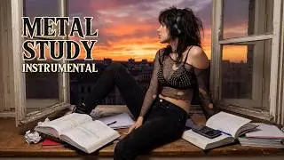 METAL STUDY No.1 🎸🎵 🧠⚡Study Like a Warrior - Metal Riffs for Maximum Concentration | No Vocals