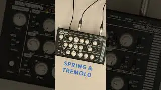 RETROVERB LANCET with SNARE DRUM from DRM1 MKIV #drumsynth #synthesizer #springreverb #reverb #fx