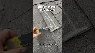 Replace ONE Shingle In 90 Seconds &mdash; Without Damaging The Roof
