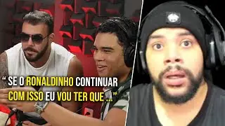 LUANGAMEPLAY REJANDO AO WALLACY AMEAÇANDO RONALDINHO NO PODCAST (NÃO PERDOOU)