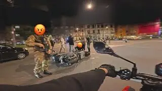 SUSPENSÃO DA MINHA YAMAHA R1M QUEBROU 🤬 COMO É PILOTAR EM NAPÓLES com INTERFONES ASMAX