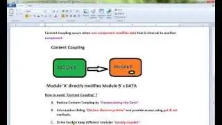 SOFTWARE DESIGN PRINCIPLE WHAT IS CONTENT COUPLING