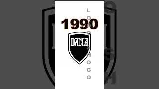 Эволюция логотипа Dacia #dacia #автомобиль #история