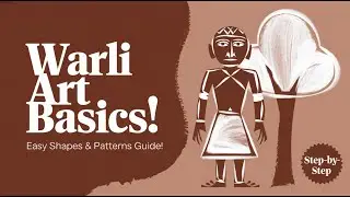 Ep:3 How to Draw Basic Warli Art Shapes and Patterns | Circles, Triangles & More