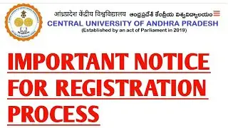 cucet 2021|| Extension of last date of registration in central university of Andhrapradesh||