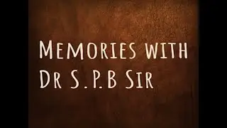 Memories with S.P.B Sir | Suhas M