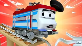 Troy The Train - The Magnet Train to The Rescue! - Car City ! Train Cartoon for children