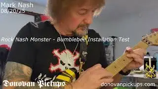 🔥Mark Nash Tests the Rock Nash Monster Pickup in His EVH Bumblebee! ⚡🎸