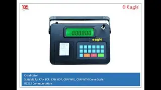 EAGLE C-Indicator | Crane Scale | RS232 Communication