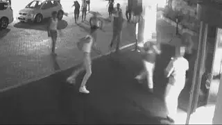VIDEO: Brutal attack on man outside DC hotel caught on camera