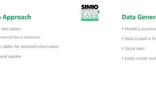 Simio - Tips and Tricks to Enhance Your Model to be Data Generated and Data Driven