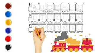 Learn and Trace Capital Alphabets H TO Z छोटे बच्चों की पढ़ाई kids class #toddlers #kidssong #abcd