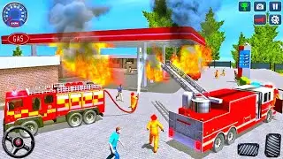 Gas Station on Fire! Only One Truck Can Stop Fire Spread! (Android Gameplay)