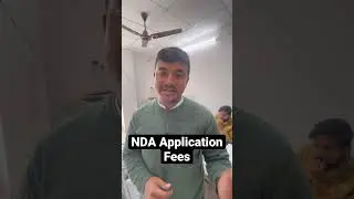 What is Application fee of the NDA Examination ?| Manas Defence Academy #shorts #reels #nda #ndaexam