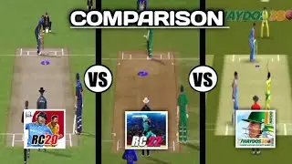 RC20 Vs Hydos 380 Vs RC22 Full Comparison. Which is the best cricket game? #rc22 #rc20