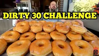 Человек против 30 пончиков | Испытание &laquo;Грязные 30&raquo; (Новый рекорд на кону!)