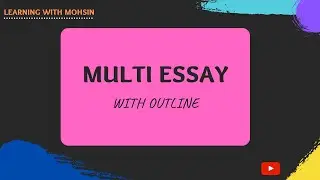 Multi Topic Essay in easy wording |Urdu/Hindi|12th class