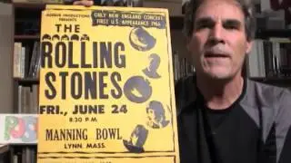 Rolling Stones Concert Poster 1966 Manning Bowl, Lynn, MA