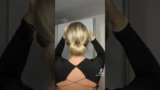 ✨Low bun tutorial✨ #hairstyle #lowbun #hair #frisuren