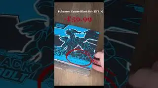 Pokemon Center Black Bolt ETB ASMR Opening!