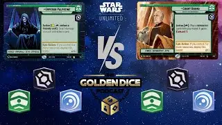 Palpatine (SoR) Vigilance vs Dooku Vigilance | Star Wars Unlimited | Gameplay | Bo3