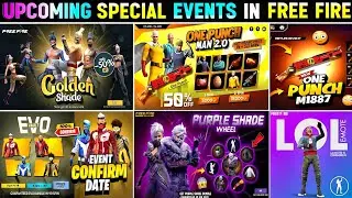 Purple & Golden Shade Bundle Return 🥳💥 | New Angelic Pant Date | Ff Upcoming Event | Ff New Event