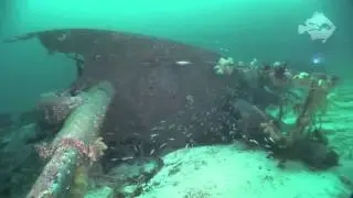 The wreck of the  E49 submarine, Shetland