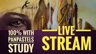 Live Stream - PanPastels Study Experiment | How to use on Pastelfix 2018