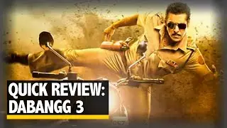 Dabangg 3 Quick Review by RJ Stutee Ghosh | The Quint