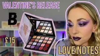 LOVE NOTES PALETTE | Beauty bay | first impressions & swatches #lovenotes