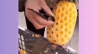 Curiously satisfying☘💛 creativity touching pineapple pills does not stop #4