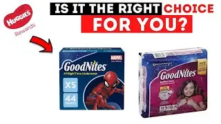 Huggies Goodnites Night Time Underwear Review| Bed wetting and Potty Training Underwear