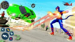 Flying Super Hero Simulator - SuperHero Open World Game - Android Gameplay.