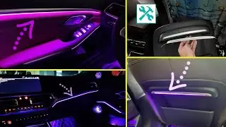 BMW | How To install AMBIENT led LIGHT? 🛠 💡 🚗
