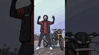 Bike Rider In Romantic Mood | #anime #animatedcharacters | Kids Animaze |