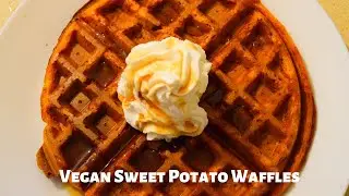 Vegan Sweet Potato Waffles