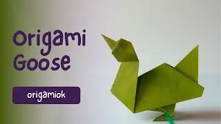 How to Fold Origami Goose