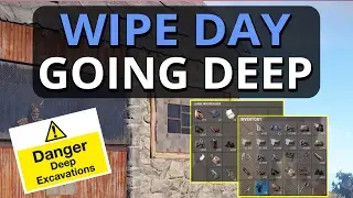WIPE DAY GOING DEEP!! Rust Group Survival S1 Ep1