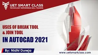 Using Break Tool  and Join Tool in AutoCAD 2021 | Break Command | Join Command in AutoCAD