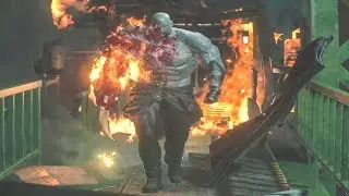 Resident Evil 2 Remake - How To Kill Mr X/Tyrant/T-00 - Leon's Ending