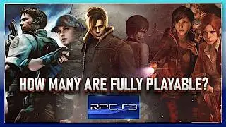 RPCS3 | Тестирование всех игр серии Resident Evil на эмуляторе (Сколько из них полностью играбель...