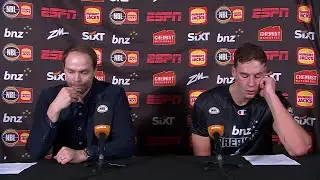 Petteri Koponen and Sam Mennenga press conference vs Brisbane Bullets - Round 6, NBL26