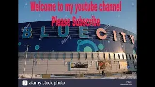 Blue city in Warsaw poland