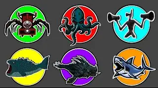 Spin Wheel Monster !! Megalodon vs Bloopzilla vs Siren Head vs Kraken vs Leviathan vs ...