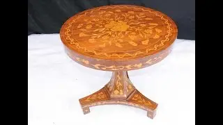 Dutch Marquetry Inlay Centre Table