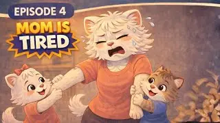 Mom Is Tired 💤 | A Gentle Story About Burnout, Rest, and Self-Care (Episode 4)