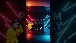 Pritam Tirkey Viral Neon Edit 🔥 | Cinematic Reels Style ✨ | AI Aesthetic 2025 Look 🌅🎬 @reelworldwide