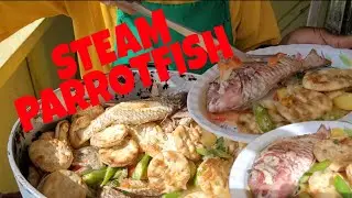 STEAMED FISH & PICNIC!!! TERMINAL BEACH OLD HARBOUR BAY!!!!!