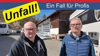 Unfallschaden am Reisemobil? Die Profis - Hünerkopf und Stumpf wissen, was zu tun ist. #womoclick